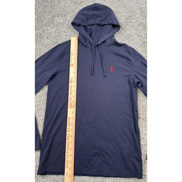 Polo Ralph Lauren Mens Long Sleeve Hooded Shirt Pullover Lightweight Hoodie XS - Picture 7 of 8